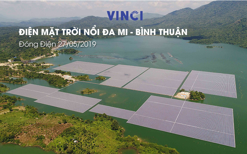 điện mặt trời nổi; vinci; vinci power; vinci solar; vinci e&c; điện mặt trời; điện mặt trời áp mái; vinci điện mặt trời